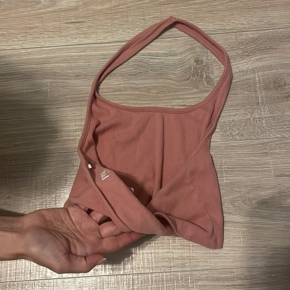 Pacsun Pink Backless Halter Top - Picture 2 of 3